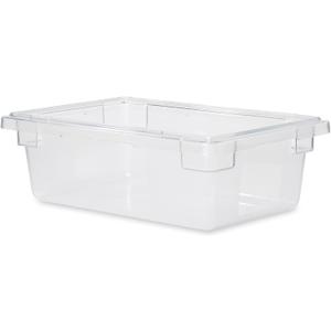 Rubbermaid Commercial Products Food Storage Box, 3.5-Gallon, Clear
