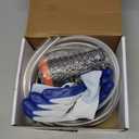 12V 100W Oil Change Pump Extractor Oil Diesel Fluid Pump Extractor Scavenge Suction Transfer Pump with outlet inlet hose, screwdriver, Oil-proof gloves, hose lock, For Boat, Car, RV, Truck