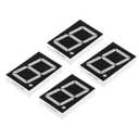 PATIKIL LED Display Digital Tube, 4 Pack Common Cathode 7 Segment 10 Pin 1 Digit 6V LED Display Module for Electronic Driver Board, Green
