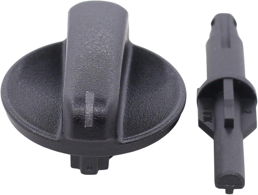 ApplianPar Climate Heater Control Knob and Shaft Stem for Mitsubishi Lancer Outlander 2002-2007