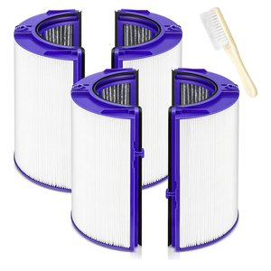360 Combi Glass HEPA + Carbon Air Purifier Filter Replacement for Dyson HP10 HP07 TP10 TP09 TP07 TP06 TP04 TP4A HP04 HP06 HP09 HP4B PH01 PH02 PH03 PH04 DP04 Pure Cool Hot Humidify Fan, 2 Pack, Blue