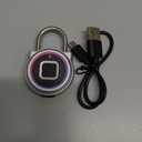 Gym Locker Padlock Fingerprint Padlock eLinkSmart Waterproof Keyless Smart Lock iOS Watch App Unlock View Record Combination Padlock for School Gym Locker Gun Case Field Box Colorful Acrylic (Rainbow)