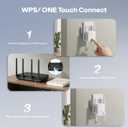1200Mbps WiFi Extender Signal Booster for Home, Dual Band 5GHz/2.4GHz Wireless Internet Repeater with 4 External Antennas, Covers Up to 3600 Sq.ft & Supports 80 Devices, AP Mode with Ethernet Port