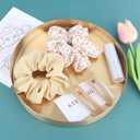 Round Gold Tray, Dedoot Decorative Tray Small - 7.8inch Stainless Steel Metal Tray Organizer Storage Organizer Vanity Trays for Jewelry Cosmetics Coffee Tea Candle, Bathroom Plate Kitchen Tableware