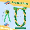 Giegxin Class of 2026 Graduation Leis Set 2026 Silk Ribbon Money Leis Grad Cutouts Adjustable Handmade Double Braided Necklace for Congrats Graduates Senior Party Gifts Accessories