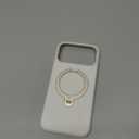 TORRAS Q3 Silicone for iPhone 17 Pro Max Case Stand, Fit for MagSafe, Liquid Silicone Soft Cozy Grip, 360 Spin Magnetic Stand, Camera Control, Protective for iPhone 17 Pro Max Phone Case, Ivory Gold