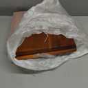 wyzqyam Floating Corner Shelve, 10 Inch Acacia Wood Corner Shelf Set of 2, Corner Shelf wall Mounted for Living Room, Bedroom, Bathroom, Office, Kitchen (Acacia Wood)