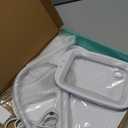 Extra Large Floor Magnifying Glass with Light and Stand,7-inch Adjustable Height Floor Magnifying Lamp,2 in 1 Lighted Magnifiers for Close Work, Sewing,Crafts,Hobbies,Reading, White