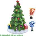 M2cbridge Christmas Tree Aquarium Ornament Pumpkin Holiday Decoration for Aquarium Betta Fish Landscaping Decor (Christmas Tree B)