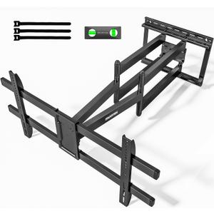 monTEK Long Arm TV Wall Mount for Most 43-90 Inch TVs, 42.5 Inch Long Extension TV Mount Swivel and Tilt, Full Motion Wall Mount Tv Bracket Fit Max VESA 800 x 400mm, Up to 132 lbs, 16,18 Studs