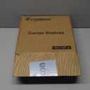 Forbena Walnut Brown Floating Corner Shelves for Wall 4-Pack, Small Corner Wall Shelves for Kids Room, Cute Wooden Hanging Corner Shelf for Bedroom Bathroom Decor, Living Room, Small Spaces (10" Depth)