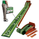 Putting Green Indoor Golf Putting Mat – Easy to Assemble with Automatic Ball Return, Wrinkle-Free Close to Real Green Speed, Suitable for Office, Recreation Room, Patio – Ideal Gift