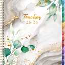 Teacher Planner 2025-2026 - Academic Lesson Planner 2025-2026, July 2025 - June 2026, 9.7'' x 7.7'', Lesson Plan Book, Weekly & Monthly Calendar with Quotes