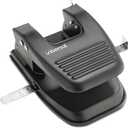 Universal UNV74222 30-Sheet Two 9/32 in. Hole Punch - Black