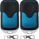 2Pcs Replacement Mini Key Chain Garage Door Opener Remote Compatible for Liftmaster 970LM, 971LM, 972LM, 973LM,974LM Keyless Entry 976LM with Red/Orange Learn Button