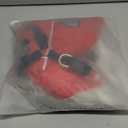 PINA Winter Coat for Dogs, Jacket with Waterproof Fabric, Faux Fur Hood, Reflective Strap, Red, S