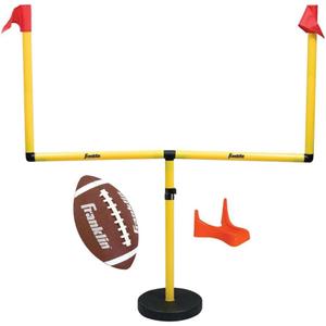 Franklin Sports Juego de poste de portera de ftbol juvenil - Poste de portera de ftbol infantil con mini ftbol - Divertida portera de ftbol para todas las edades - Fcil montaje - Altura