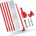 Concrete Tools Concrete Bull Float Tools Kit 48"x8" Cement Trowel Tools, Aluminum Magnesium Alloy Concrete Finishing Tools with 48" Handle x4 and Bull Float Bracket.
