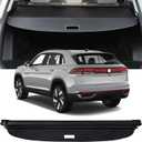 Retractable Cargo Cover Compatible with 2020-2025 2026 VW Volkswagen Atlas Cross Sport Trunk Security Cover Shielding Shade Privacy Screen