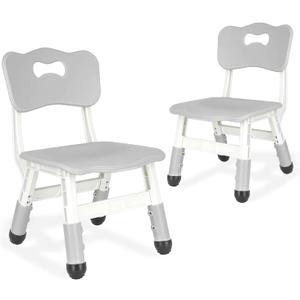 Kids Chair Adjustable Height Children Chairs Suitable for Children Age 2-8 with Foot Covers for Home Classroom Kindergarten and Children's venues Two-Pack