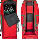 HOLDN STORAGE Rolling Christmas Storage Bag - Fits Up to 12 Feet Artificial Trees, Heavy Duty 600D Extra Large Garland and Tree Bag With Wheels