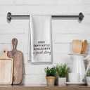 2 x Dish Towels with Funny Sayings,Multi Use Kitchen Towel,16x24 Inch,Dishcloth for Barroom DCor,Hilarious Absorbent Microfiber Hand Rags,Gifts for Hostess Mom New Home Women Housewarming