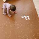 Mylle Designer, Minimalist, Soft Nontoxic EVA Foam Interlocking Puzzle Mat | Exercise Mat for Home Gym, Pilates, Yoga | Playmat for Babies, Toddler, Kids in Nursery or playroom (Earth)