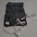 Heating Pad-Electric Heating Pads for Back,Neck,Abdomen,Moist Heated Pad for Shoulder,Knee,Hot Pad for Arms and Legs,Dry&Moist Heat & Auto Shut Off(Charcoal Gray, 12''24') (12" x 24")