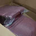 Cozyide Chair Cushions for Dining Chairs, Square Chair Pads with Ties and Non-Slip Bottom, Kitchen Chair Cushions 6 Pack, 16" x 16" x 2", Burgundy