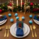 Poen 24 Pcs Christmas Balls Ornaments 3 Size Satin Silk Xmas Hanging Ball Decorations Luxury Shatterproof Christmas Tree Decor for Xmas Holiday Wedding Party Decoration(Teal)