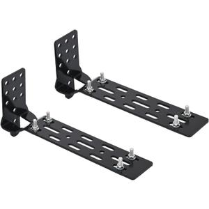 Pair Awning Roof Brackets, Extended L-Shaped Awning Mounting Brackets for Roof Rack, Cross Bars, Off-Road Awning Stable Installation