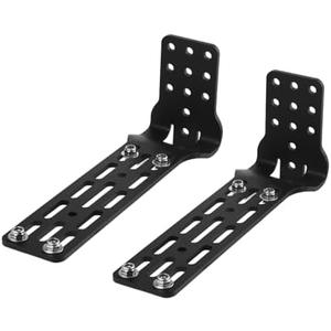 Peakamper Pair Awning Mounting Extended Brackets, Stable Installation for Roof Rack, Cross Bars, Off-Road Awning 4 pcs