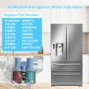 W10853654 Refrigerator Water Inlet Valve Compatible With Whirlpool, Kenmore, Kitchenaid, Roper, Inglis Refrigerator, Replace 2182106 2188778 K-75384 AP5989758 PS11731255 2181707 2181729