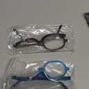 2 Pack Makeup Reading Glasses for Women Magnifying Flip Down Cosmetic Readers with Spring Hinge