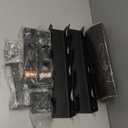 Fitvids Rubber Coated Hex Dumbbell Set with Storage Rack, 100/150/200/550 LB Hand Weight Set with Anti-Slip Grip for Home Gym