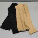 Athbavib 2 Pairs Compression Socks for Women & Men with Zipper 15-20 mmhg, Wide Calf Open Toe Plus Size Compression Socks Men, Knee High Compression Stockings for Flying Nurses Pregnant Women Travel (Large-X-Large)