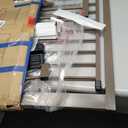 InnoTruth 29.6-39.1 in Wide Baby Gate for Stairs and Doorways, Brown