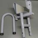 HEPO Adjustable Bathtub Safety Rail for Elderly, Tub Grab Bar for Bathroom, Assistance Bathtub Handle Clamp for Seniors Bath Handles Support and Fall Prevention, White