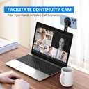Magnetic Phone Holder for Laptop, MagSafe Laptop Phone Mount for iPhone 17/16/15/14/13/12 & All Phones, 180Adjustable Phone Side Mount for Monitors for Tesla (Black)