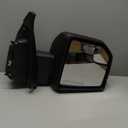 Right Passenger Side Door Mirror with Blind Spot Glass Power Fits 2015-2020 Ford F150 Without Turn Signal Light Non-Heated (3Pins) Replaces: FL3Z17682AK