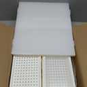 HOMIDEC Shoe Storage, 12 Pack Shoe Organizer for Closet, Shoe Boxes Clear Plastic Stackable Shoe Containers with Lids for Size 10