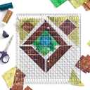 Quilting Ruler- 12.5 * 12.5" Slotted Rulers for Quilting and Sewing Quilt Strip Rulers for Fabric Precise Cutting
