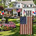 2 x Artscope 4th of July Garden Flag 12x18 Inch Double Sided for Outside, Patriotic Memorial Day Independence Day American Flag for Holiday Yard Outdoor Decoration