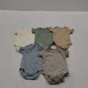 Kiddiezoom Newborn Baby Unisex Cotton One-Piece Bodysuits Baby Gift 5-Pack Baby Clothes (0-3 Months)