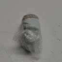 Phantoscope Farmhouse Solid Throw Decorative Pillow Cover Burlap Linen Trimmed Tailored Edges Outdoor Pillow Light Turquoise 12 x 20 inches, 30 x 50 cm