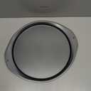 Pizza Pan - 14 Inch Nonstick Pizza Pan for Oven with Widen Handles for Cooking, Baking, and Grilling - Durable, Even Heating, Long-Lasting Kitchen Cookware (1, Black)