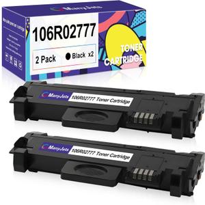 106R02777 Compatible Toner Cartridge Replacement for Xerox 106R02777 Black Toner Cartridge,Work with Xerox WorkCentre 3215 3215NI 3225 3225DNI Phaser 3260 3260DI 3260DNI 3052 (Black,2-Pack)