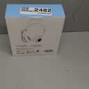 TECKNET Wireless Headset, Bluetooth Headset with Noise Cancelling Microphone - Rechargeable Bluetooth V5.2 Headphones, 50H Playtime & Mic Mute, On Ear Headphones for Trucker/Remote Work/Call Center (Deep Black)