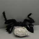 Halloween Spider Web Decorations Outdoor Triangular Spider Web and Giant Spider for Indoor Outdoor Yard Home Haunted House Haunted Garden Lawn Creepy Outside Decor