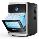 EUHOMY Crescent Ice Maker Countertop, 28Lbs/24H, Ready in 12Mins, Auto Deep Cleaning, Timer, Portable Ice Maker Machine for Home/Office/Party